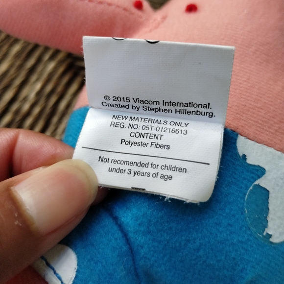 ÷SpongeBob SquarePants Patrick Star Plush with blue Swimtrunks &Glasses 7.5” - Picture 10 of 13